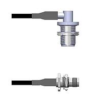 Amphenol Custom Cable Q-1S04K0008072i RF Cable Assemblies N-RJB/TNC-SJ RG58 72I