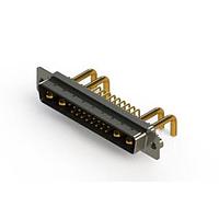 EDAC 629-21W4650-2NA Mixed Contact D-Sub Connectors Right-angle Power Combo D-Sub Connector