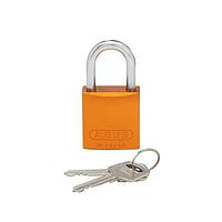 Panduit PSL-7OR Padlocks Aluminum Body Padlock, Orange