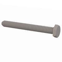 Essentra Components 010440H100 Machine Screw Hex Unslotted Bolt, #4-40 Thread, 1 Lg