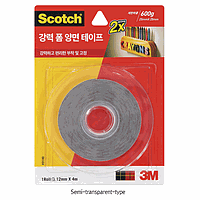 3M 3M.02.6041 Tape 3140 Foam Double Sided 12mm x L2m