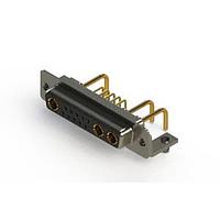 EDAC 630-13W3650-1NB Mixed Contact D-Sub Connectors Right-angle Power Combo D-Sub Connector