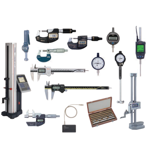 Mechanical measuring instruments used for inspection and repair service support