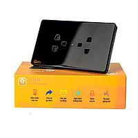 Datic DTSK02D Datic socket with ground (Black)