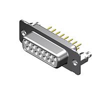Molex / FCT 173109-1145 Standard Density FCT DSUB STR PC RCPT 09 PN W/SNAPIN