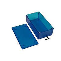 Hammond Manufacturing 1591XXDTBU Enclosures Translucent Blue Box 6x3.2x1.8" ABS