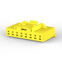 AMP Connectors - TE Connectivity 8-1971793-4 Plug Housing GI CONN 2.5 PLUG HSG 8P YELLOW