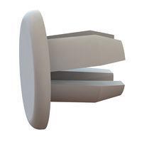 Essentra Components 62PP018BG14 Hole Plugs Hole Plug, .187 Hole, .031-.140 Panel Thk, Binder