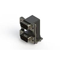 EDAC 661-009-364-048 Dual Port D-Sub Connectors Right-angle Dual Port D-Sub Connector