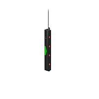 Banner Engineering PVL225PQ W/6IN Photoelectric Sensors PVL Array Series: 225 mm Length; Voltage: 12-30 V dc; Housing: Aluminum; IP50; Input/Output: PNP; Colors: Green Job; Red Mispick; 150 mm (6 in) 5-pin M12 PVC Pigtail QD