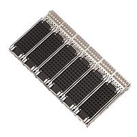 AMP Connectors - TE Connectivity 2170707-1 Cage Assemblies CAGE ASSY 1X6 QSFP28 SPRING HS