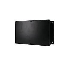 Bud Industries AN-2807-AB Hinged Cover Aluminum Enclosure with Mounting Flanges Black (8.8 X 5.8 X 2.2 In)
