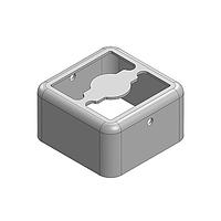 Masach Tech MS110-20F-NS EMI/RFI Shield Frame, Two-Piece 11 x 11 x 6mm Two-piece Drawn-Seamless RF Shield/EMI Shield FRAME (Nickel-Silver)