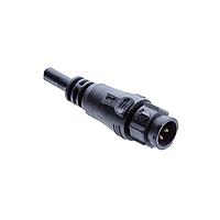 Amphenol LTW BD-05AMMM-QL8D10 Sensor Cables / Actuator Cables X-Lok, Standard Size, Plastic, 5A, 05 pins, Male Connector, Male Contact, Straight, Push Lock, Overmolded, Length 10000mm, IP68