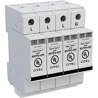 CITEL DS74US-600D AC Power Din Rail AC Power Surge Suppressor, 70kA max, 600V Delta. 4P