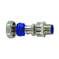 HellermannTyton LTP32-M32-CUL Conduit Fittings & Accessories HelaGuard Liquid-Tight Flex Met Comp Fitting, NPB, Ins Throat, Straight, M32 Metric Thread, 1.0" (32mm) Dia, Metal, 2/pkg