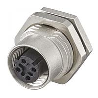 Rosenberger MI5K102-400-B0-05 Circular Metric Connectors M12 straight jack PCB