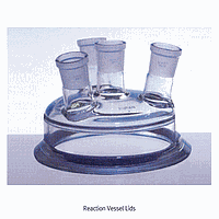 SciLab SL.Re2049 DURAN-glass 45º DN 100-Standard Flange Lid, 4-neck, Center- 34/45, 3×15ºSide 24/40