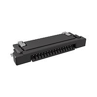 Amphenol FCI SFV15R-1STBE1HLF Board Mount 0.50mm Flex Connector, SFV-R Series, 15 Position, Bottom Side Contact, Side Entry Surface Mount ZIF Connector, Halogen Free, Lead Free, Gold Flash