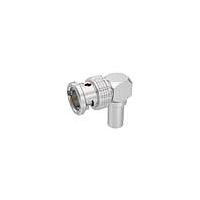 Radiall R142187720 Connectors BNC 75 HDTV / RIGHT ANGLE PLUG CRIMP TYPE CABLE 0.8/3.7