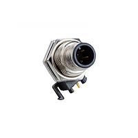 Amphenol LTW M12B-05PMMR-SF8001 Sensor Cables / Actuator Cables M12 Circular Metric Connector, B Code, Metal, 4A, 05 pins, Male Connector, Male Contact, Hexagonal, PG9, Screw Thread, PCB 90 , Receptacle, Front Fastened, IP68 / IP69K