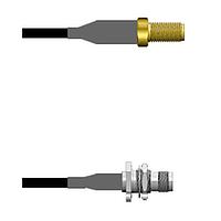 Amphenol Custom Cable Q-2Z04K0008144i RF Cable Assemblies SMA-SJ/TNC-SJ RG58 144I