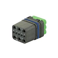Eaton Souriau-Sunbank 8MQ2M9901BAES Modular Connectors - Push Pull MQuick module, sealed, without contact, delivered with cap
