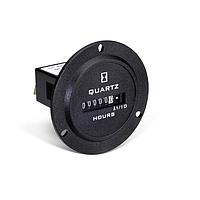 Trumeter 732-0014 DC Hour Meter HR, 10-80 VDC Cup Blk With 16inch