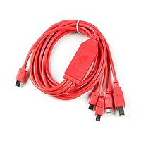 SparkFun CAB-21271 USB Cables / IEEE 1394 Cables SparkFun 4-in-1 Multi-USB Cable - USB-C Host