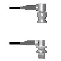 Amphenol Custom Cable Q-0E0490008120i RF Cable Assemblies BNC-RP/TNC-RJ RG58 120I