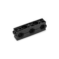 HellermannTyton 151-04061 Fixing Element TRIPLE BUNDLE HIGH VOLTAGE CLAMP, 0.67 BUNDLE, BLACK