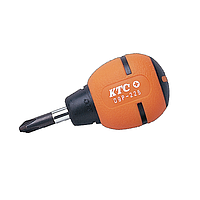 KTC D9P-225 Soft Grip Stubby Screwdriver