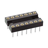 Harwin D2814-42 Open Frame 14P DR IC SCKT ASSY 2.54MM PITCH