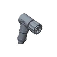 Amphenol LTW 8P-04BFFM-SR7B01 Sensor Cables / Actuator Cables M8 Circular Metric Connector, A Code, Plastic, 3A, 04 pins, Female Connector, Female Contact, Right Angle, Screw Thread, Overmolded, Length 1000mm, IP67 Mated