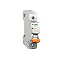 Schneider DOM12999 MCB, 1P/1P+N, 63A, 4.5kA, 230/240V