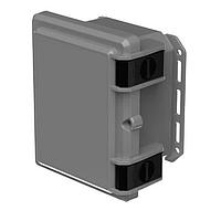 Serpac I152HL,TGBG Hinged Latch HINGED LATCH CABINET & JUNCTION BOX GRAY/GRAY (9.7 x 8.2 x 5.5 in)