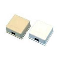 AIM-Cambridge / Cinch Connectivity Solutions 30-5198ABW Box WHITE 1 PORT BOX