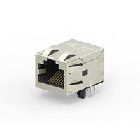 AMP Connectors - TE Connectivity 2301994-3 Magnetic Jack 10/100 1X1 INV. 3.00mm Pin