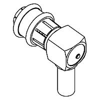 Radiall R117186807 Connectors SMB / RIGHT ANGLE PLUG CRIMP TYPE CABLE 2.6/50 S-BR
