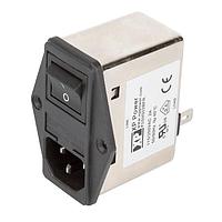 XP Power FGSMA06BFR Inlets EMC FILTER, IEC INLET & LINE FILTER, MEDICAL, 6A