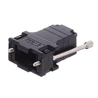 Molex / FCT 173111-0122 D-Sub Backshells FCT HOOD S1 0 DEG PLSTC W/THMBSCRW