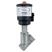 Dwyer SAV-STF3-NC Compact Pneumatic Angle Seat Valve – SS, Fail-Safe, Bi-Directional, 360° (2 in, Normally Closed)