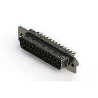 EDAC 627-M25-222-GT2 D-Sub Connectors - Standard Density Vertical Machined D-Sub Connectors