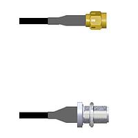 Amphenol Custom Cable Q-3B01U0003048i RF Cable Assemblies SMA-SP/N-SJB G174 48I