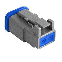 Bulgin PX0103S02GY Connectors 2 Sckt Male Hsg Gry Rec Conn