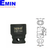 Yato YT-3768 Hexagonal impact socket (24mm)