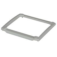 BOPLA 20251135 Frames FRAME, CLIP-ON, BOCARD, 264 X 232.85 X 18.6MM,, OPEN, ABS, LT GRAY, BCD 250 FO-7035