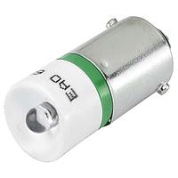 EAO 10-4H21.1035P Panel Mount Indicators / Switch Indicators LED-Multi BA9s T10/25, green 72 AC/DC 2.2mA, Fail Safe EN 50155