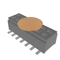Samtec CLM-107-02-F-D-K-TR Sockets Low Profile Dual-Wipe Socket
