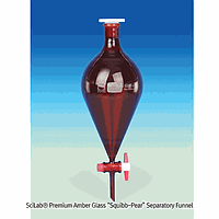 SciLab SL.Fun2155 Funnel sepa 2Lit. Amber, 29/32, PTFE Cock Bore 4.0
